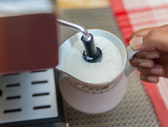 susu steamed susu kukus mengukus susu